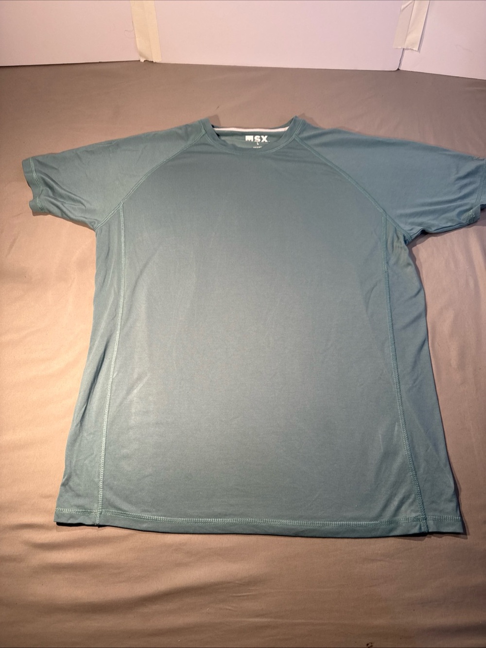 MSX Men's Short-Sleeve Performance Tee in Teal